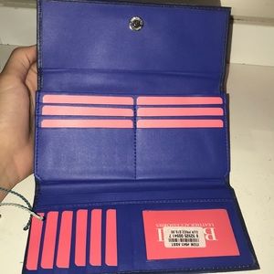 Blue wallet